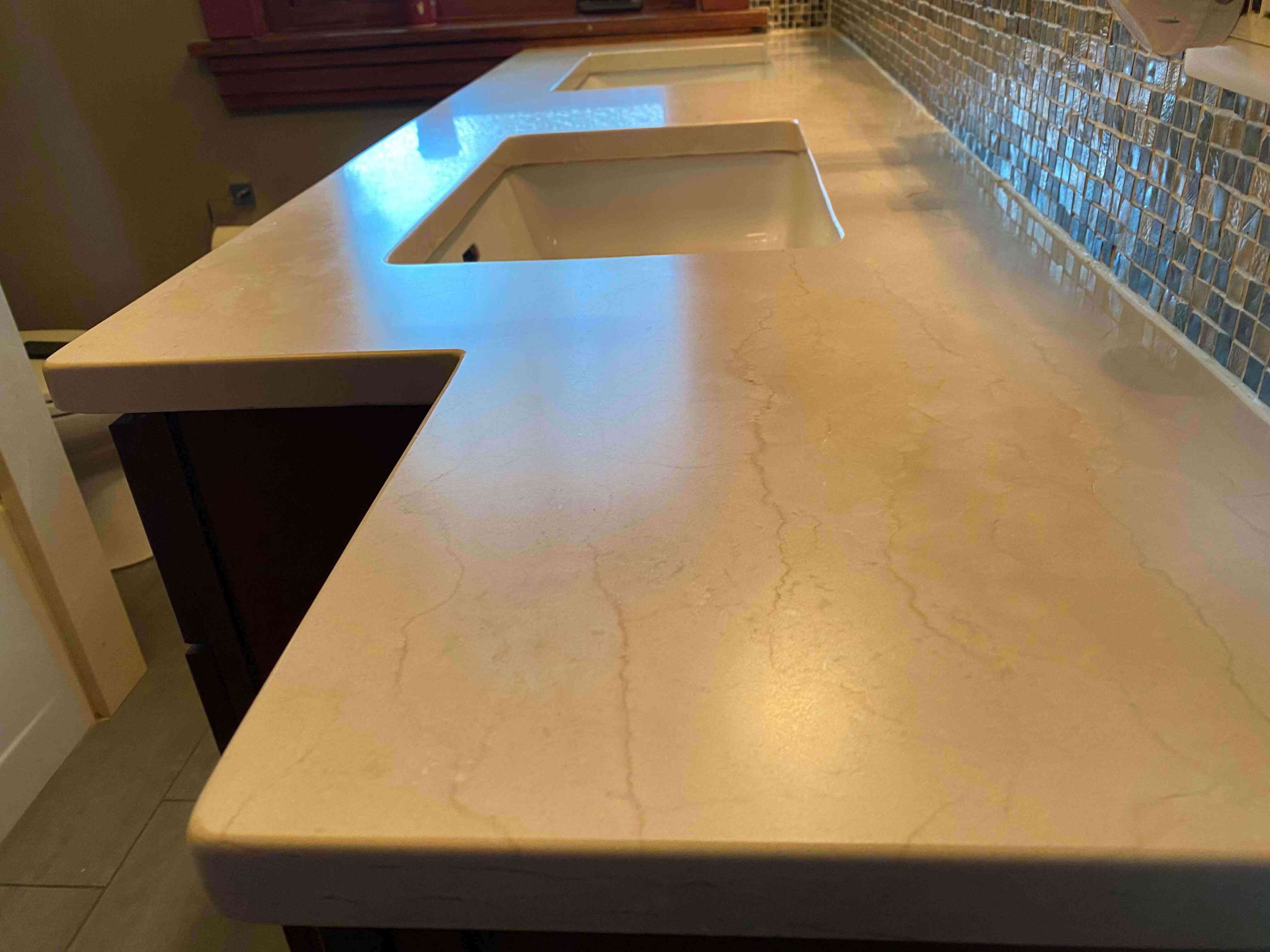 limestone kitchen countertop